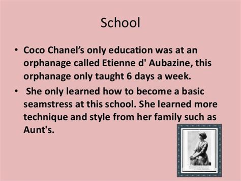 chanel education